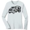 1-DAY RUSH NO MINIMUM Ladies Long Sleeve Crew Neck T-Shirt Thumbnail