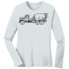 1-DAY RUSH NO MINIMUM Ladies Long Sleeve Crew Neck T-Shirt Thumbnail