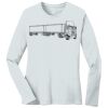 1-DAY RUSH NO MINIMUM Ladies Long Sleeve Crew Neck T-Shirt Thumbnail