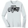 1-DAY RUSH NO MINIMUM Ladies Long Sleeve Crew Neck T-Shirt Thumbnail