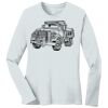 1-DAY RUSH NO MINIMUM Ladies Long Sleeve Crew Neck T-Shirt Thumbnail