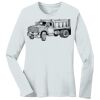 1-DAY RUSH NO MINIMUM Ladies Long Sleeve Crew Neck T-Shirt Thumbnail