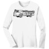 1-DAY RUSH NO MINIMUM Ladies Long Sleeve Crew Neck T-Shirt Thumbnail