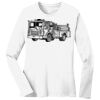 1-DAY RUSH NO MINIMUM Ladies Long Sleeve Crew Neck T-Shirt Thumbnail