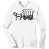 1-DAY RUSH NO MINIMUM Ladies Long Sleeve Crew Neck T-Shirt Thumbnail