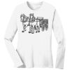 1-DAY RUSH NO MINIMUM Ladies Long Sleeve Crew Neck T-Shirt Thumbnail