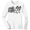 1-DAY RUSH NO MINIMUM Ladies Long Sleeve Crew Neck T-Shirt Thumbnail