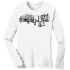 1-DAY RUSH NO MINIMUM Ladies Long Sleeve Crew Neck T-Shirt Thumbnail