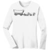 1-DAY RUSH NO MINIMUM Ladies Long Sleeve Crew Neck T-Shirt Thumbnail