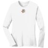 1-DAY RUSH NO MINIMUM Ladies Long Sleeve Crew Neck T-Shirt Thumbnail