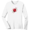 1-DAY RUSH NO MINIMUM Ladies Long Sleeve Crew Neck T-Shirt Thumbnail