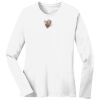 1-DAY RUSH NO MINIMUM Ladies Long Sleeve Crew Neck T-Shirt Thumbnail