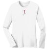 1-DAY RUSH NO MINIMUM Ladies Long Sleeve Crew Neck T-Shirt Thumbnail