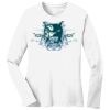 1-DAY RUSH NO MINIMUM Ladies Long Sleeve Crew Neck T-Shirt Thumbnail