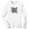 1-DAY RUSH NO MINIMUM Ladies Long Sleeve Crew Neck T-Shirt Thumbnail