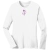 1-DAY RUSH NO MINIMUM Ladies Long Sleeve Crew Neck T-Shirt Thumbnail