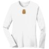 1-DAY RUSH NO MINIMUM Ladies Long Sleeve Crew Neck T-Shirt Thumbnail