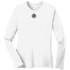 1-DAY RUSH NO MINIMUM Ladies Long Sleeve Crew Neck T-Shirt Thumbnail