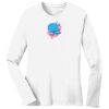 1-DAY RUSH NO MINIMUM Ladies Long Sleeve Crew Neck T-Shirt Thumbnail