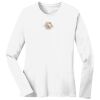 1-DAY RUSH NO MINIMUM Ladies Long Sleeve Crew Neck T-Shirt Thumbnail