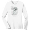1-DAY RUSH NO MINIMUM Ladies Long Sleeve Crew Neck T-Shirt Thumbnail