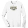 1-DAY RUSH NO MINIMUM Ladies Long Sleeve Crew Neck T-Shirt Thumbnail