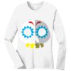 1-DAY RUSH NO MINIMUM Ladies Long Sleeve Crew Neck T-Shirt Thumbnail