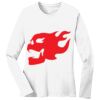 1-DAY RUSH NO MINIMUM Ladies Long Sleeve Crew Neck T-Shirt Thumbnail
