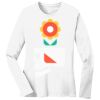 1-DAY RUSH NO MINIMUM Ladies Long Sleeve Crew Neck T-Shirt Thumbnail