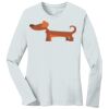 1-DAY RUSH NO MINIMUM Ladies Long Sleeve Crew Neck T-Shirt Thumbnail