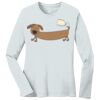 1-DAY RUSH NO MINIMUM Ladies Long Sleeve Crew Neck T-Shirt Thumbnail