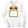 1-DAY RUSH NO MINIMUM Ladies Long Sleeve Crew Neck T-Shirt Thumbnail