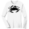 1-DAY RUSH NO MINIMUM Ladies Long Sleeve Crew Neck T-Shirt Thumbnail