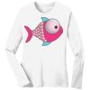 1-DAY RUSH NO MINIMUM Ladies Long Sleeve Crew Neck T-Shirt Thumbnail