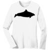 1-DAY RUSH NO MINIMUM Ladies Long Sleeve Crew Neck T-Shirt Thumbnail