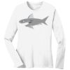 1-DAY RUSH NO MINIMUM Ladies Long Sleeve Crew Neck T-Shirt Thumbnail