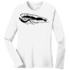 1-DAY RUSH NO MINIMUM Ladies Long Sleeve Crew Neck T-Shirt Thumbnail
