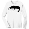 1-DAY RUSH NO MINIMUM Ladies Long Sleeve Crew Neck T-Shirt Thumbnail