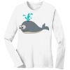 1-DAY RUSH NO MINIMUM Ladies Long Sleeve Crew Neck T-Shirt Thumbnail