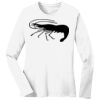 1-DAY RUSH NO MINIMUM Ladies Long Sleeve Crew Neck T-Shirt Thumbnail