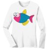 1-DAY RUSH NO MINIMUM Ladies Long Sleeve Crew Neck T-Shirt Thumbnail