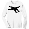 1-DAY RUSH NO MINIMUM Ladies Long Sleeve Crew Neck T-Shirt Thumbnail