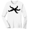 1-DAY RUSH NO MINIMUM Ladies Long Sleeve Crew Neck T-Shirt Thumbnail