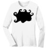 1-DAY RUSH NO MINIMUM Ladies Long Sleeve Crew Neck T-Shirt Thumbnail