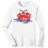 1-DAY RUSH NO MINIMUM Ladies Long Sleeve Crew Neck T-Shirt Thumbnail