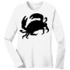 1-DAY RUSH NO MINIMUM Ladies Long Sleeve Crew Neck T-Shirt Thumbnail