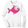 1-DAY RUSH NO MINIMUM Ladies Long Sleeve Crew Neck T-Shirt Thumbnail