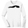1-DAY RUSH NO MINIMUM Ladies Long Sleeve Crew Neck T-Shirt Thumbnail