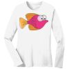 1-DAY RUSH NO MINIMUM Ladies Long Sleeve Crew Neck T-Shirt Thumbnail