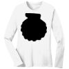 1-DAY RUSH NO MINIMUM Ladies Long Sleeve Crew Neck T-Shirt Thumbnail